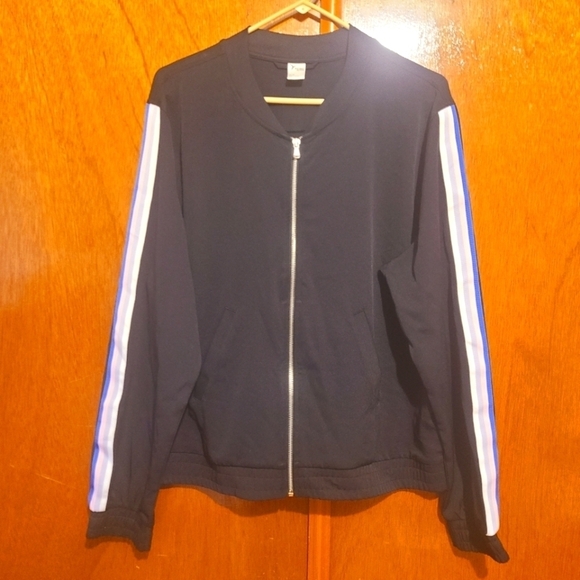 *2 for $30* PASTEL Stripe Track Jacket - Picture 3 of 5